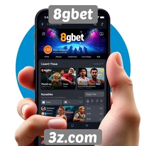 Facilidade de navegação no site 8gbet